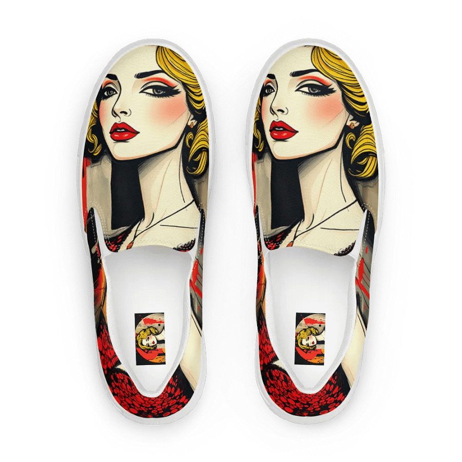 femme fatale women's canvas Slip-On shoes product image (1)