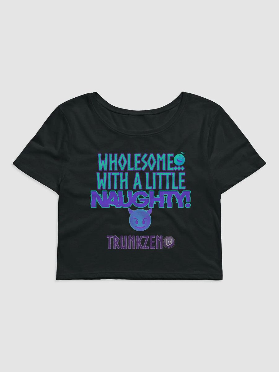 Wholesome/Naughty V2 Crop Tee product image (1)