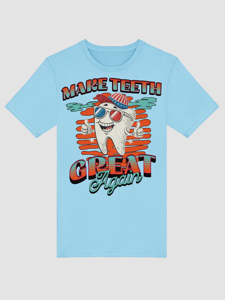 Make Teeth Great Again Patriotic Tooth Cap Thumbs-Up Tee product image (33)