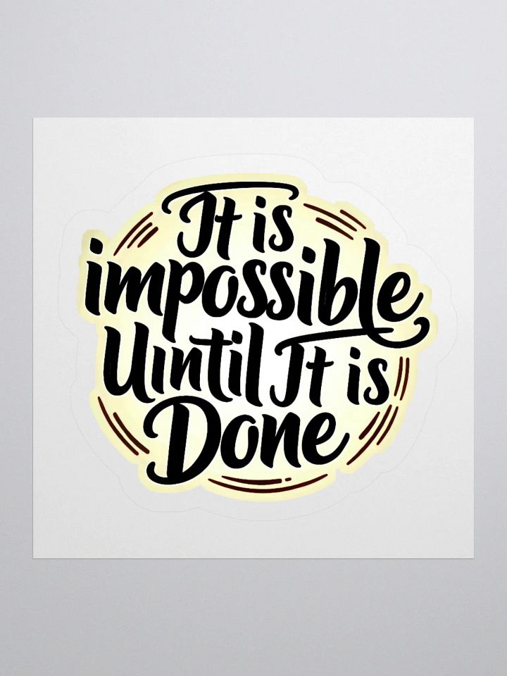 Motivational Quote Kiss Cut Stickers product image (2)
