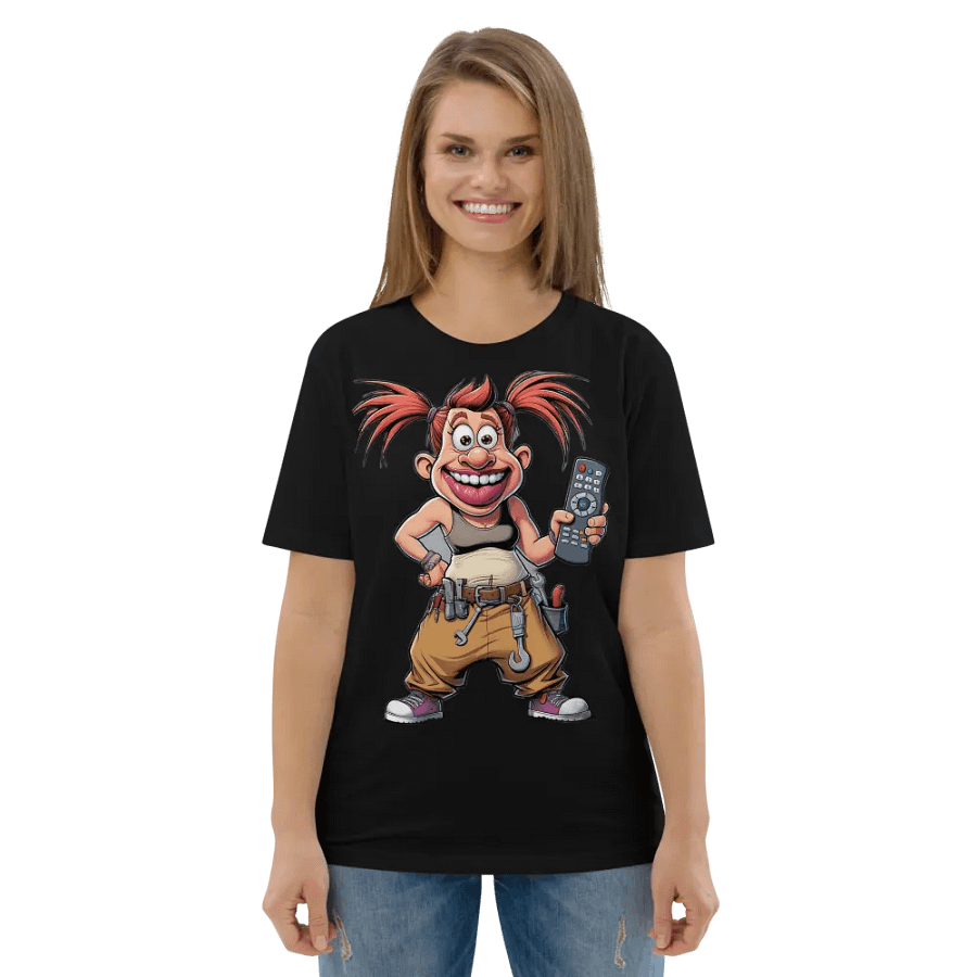 Playful Cartoon Character Organic Cotton T-Shirt product image (10)