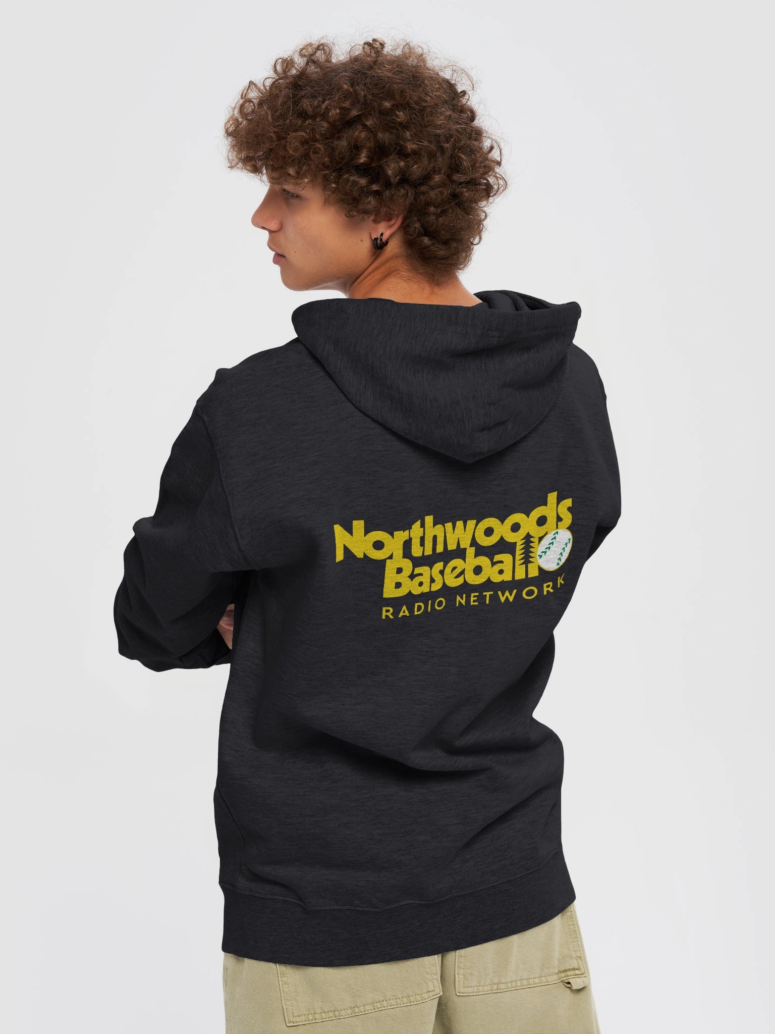 WSLP / Northwoods Baseball Radio Network - Zip Up Fleece Hoodie product image (6)