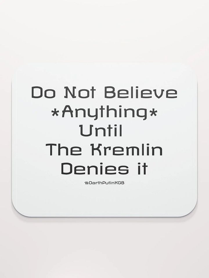 Kremlin denial Mouse Pad product image (2)
