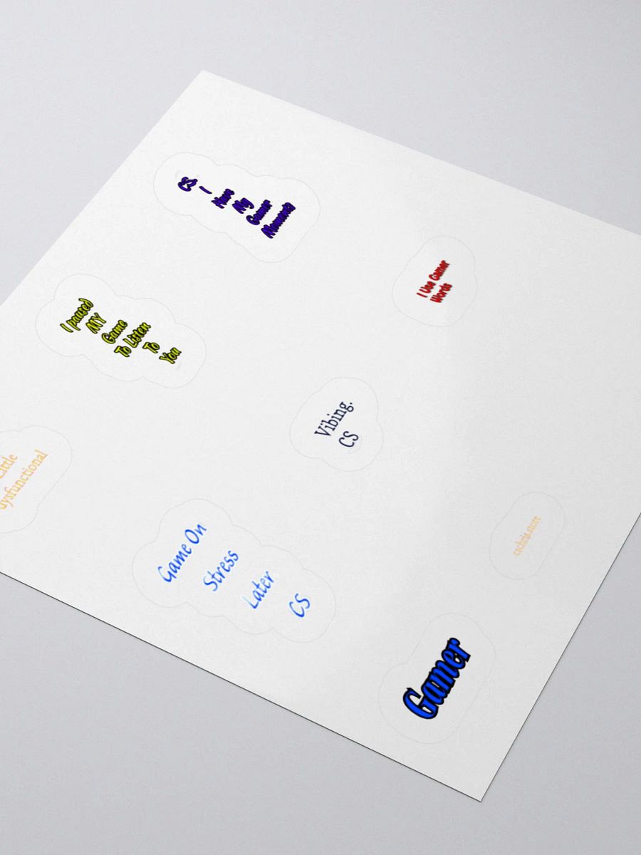 CS Gamer Edition Stickers 8PK product image (3)
