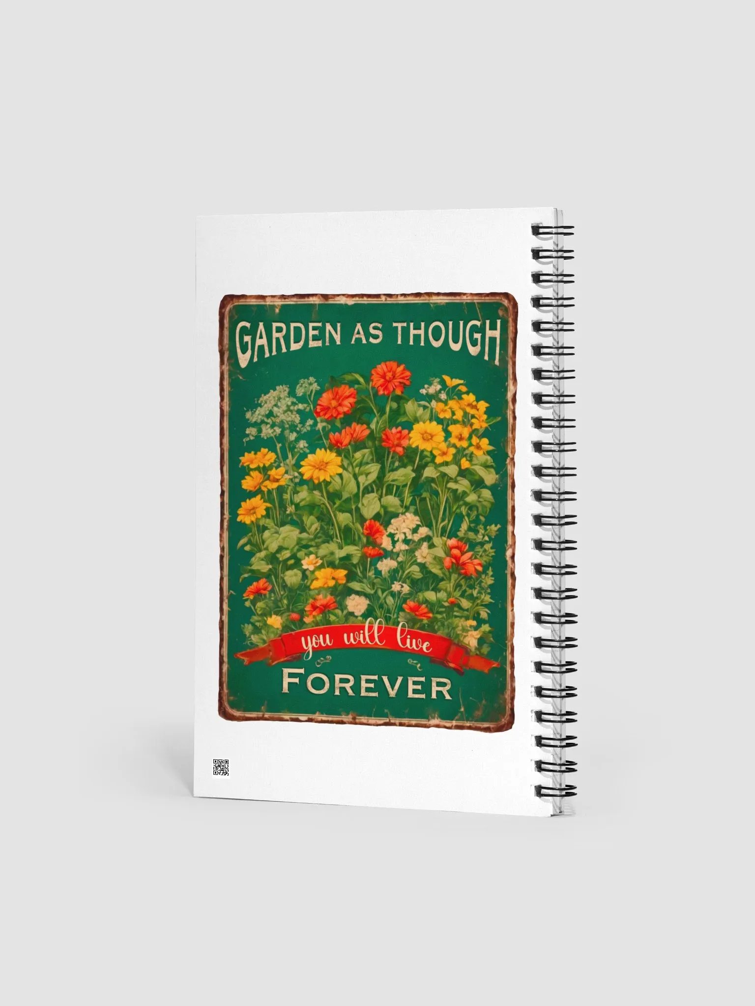 Garden as though you will live forever notebook product image (2)