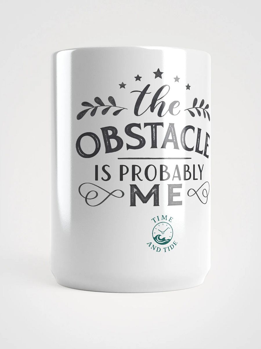 Obstacle Reflection White Glossy Mug product image (5)