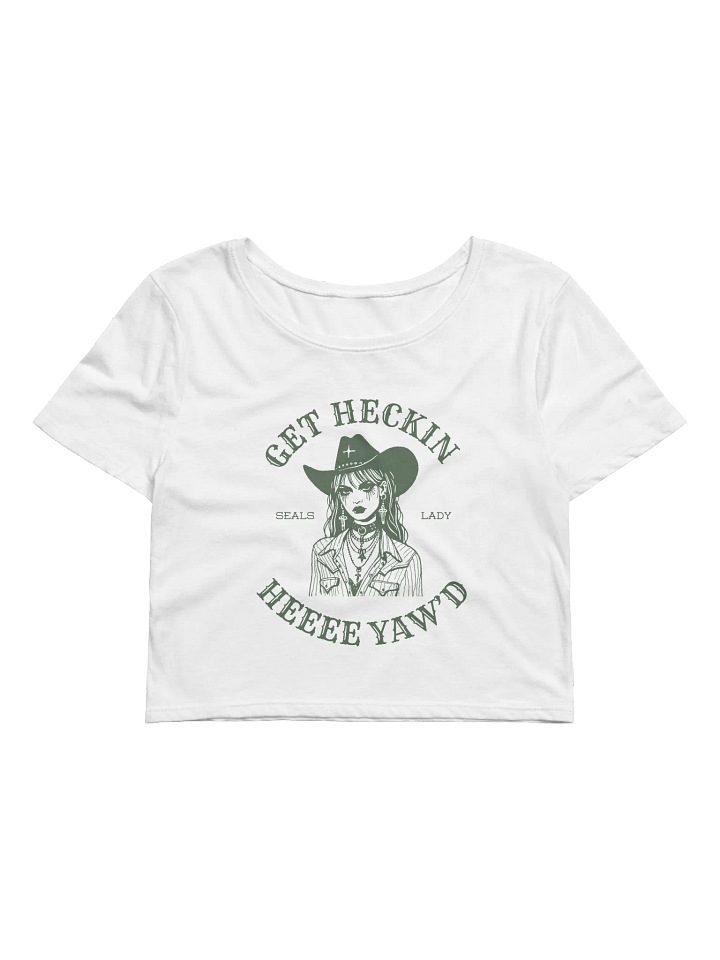 Heeee Yaw Crop Top - Green product image (1)