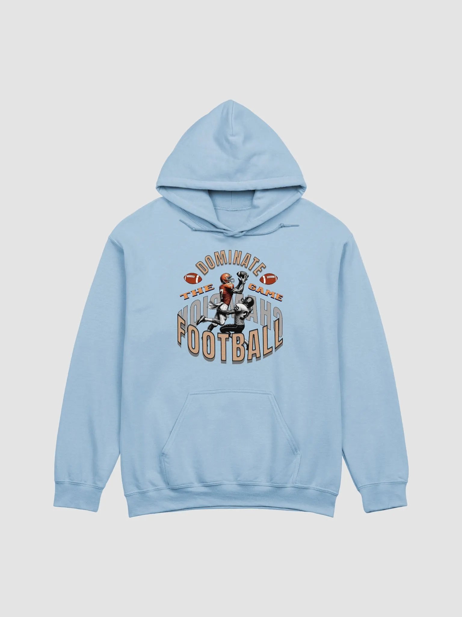 Dominate The Game Football Champion Classic Hoodie product image (5)