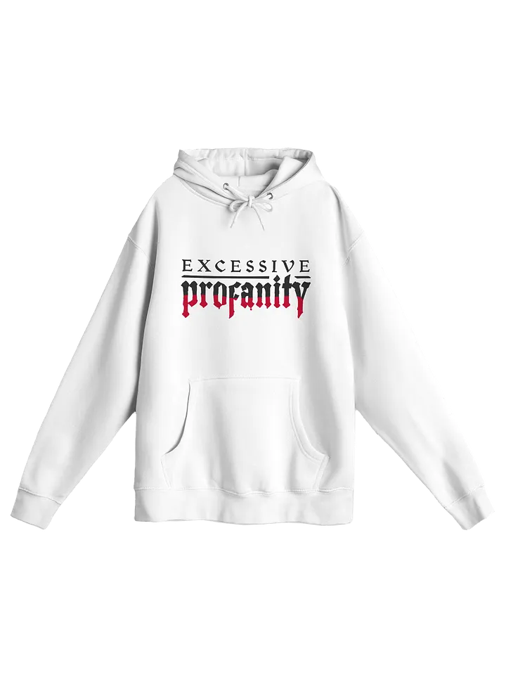 Executioner Budget Hoodie: Blood-Dipped (White) product image (1)