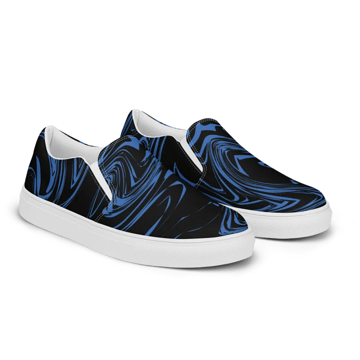 Whirlwind Blue Women's Slip-On Shoes product image (2)