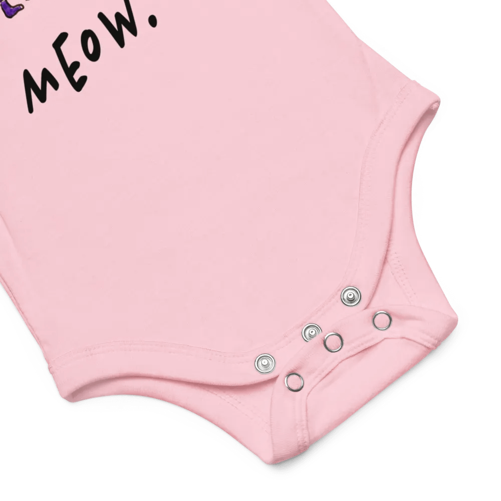 meow katz baby onesie product image (3)
