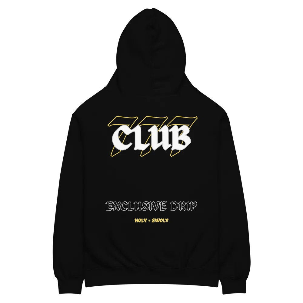 777 Club | Premium Hoodie | Exclusive Drip (Yellow Text) product image (1)
