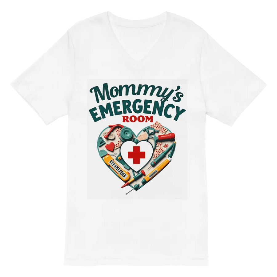 Mommy's Emergency Room V-Neck Tee product image (6)