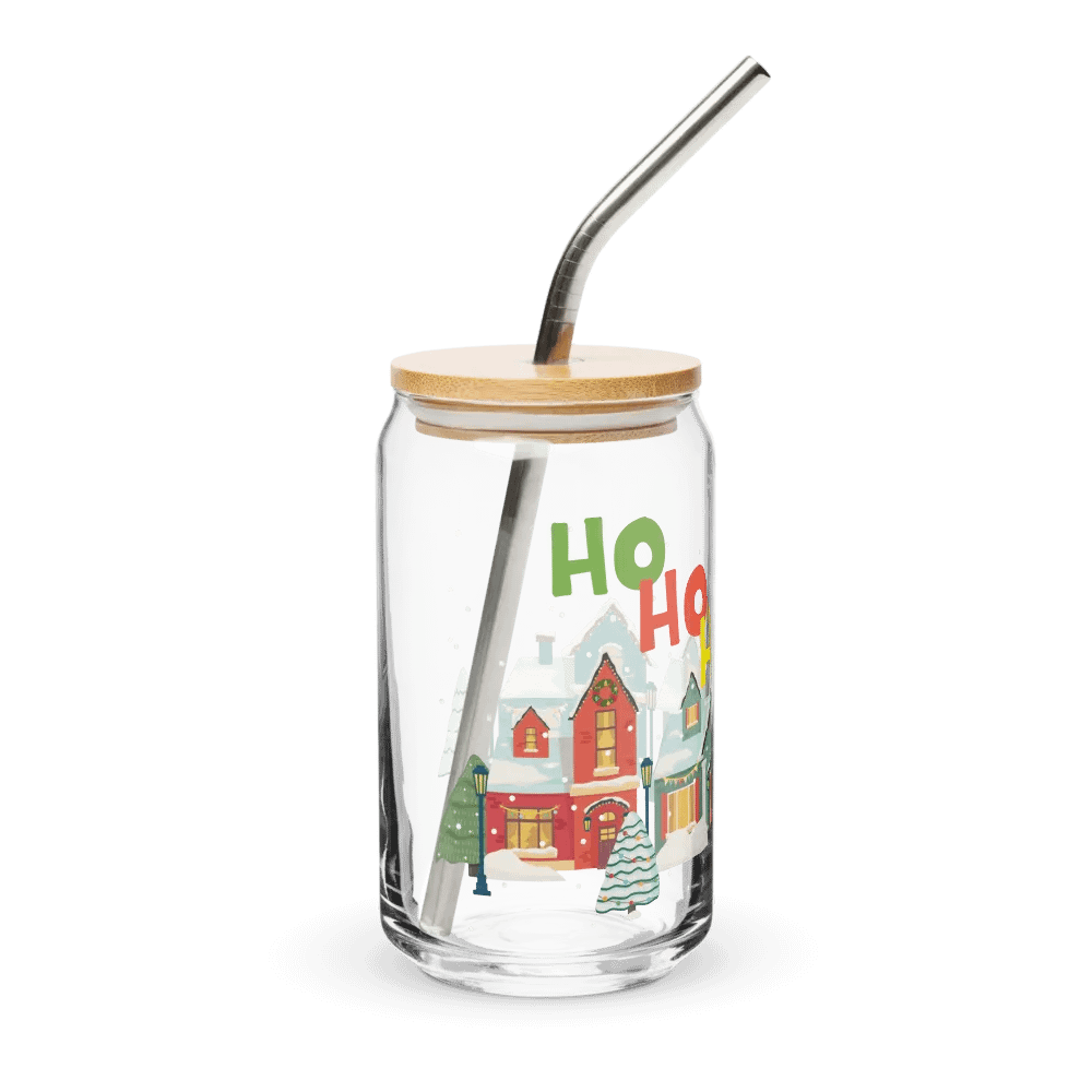 HO HO HO Can-Shaped Glassware product image (4)