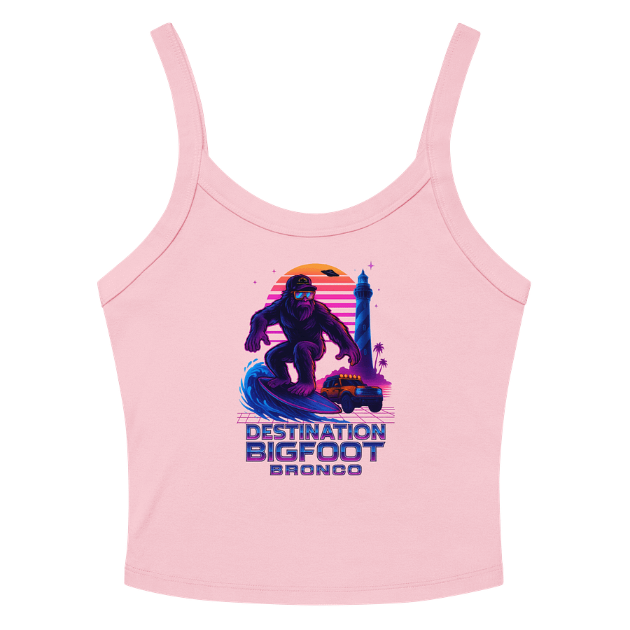 Destination Bigfoot Bronco Synthwave Women's Sunset Tank (Multiple Colors) product image (18)