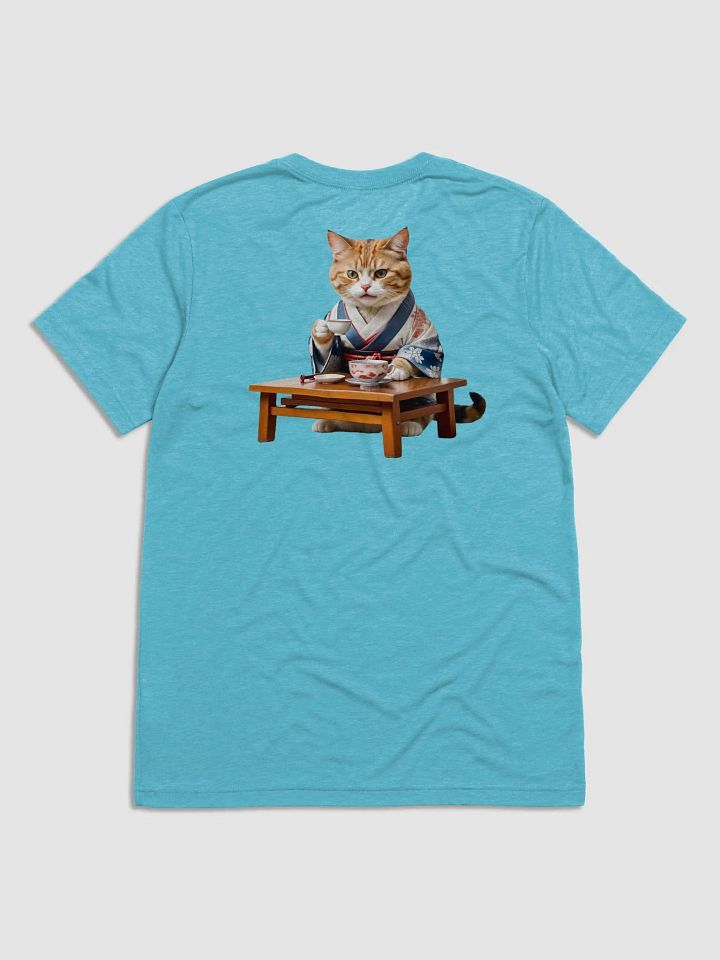 Meow-nificent Kimono Cat Drinking Tea Tee product image (4)