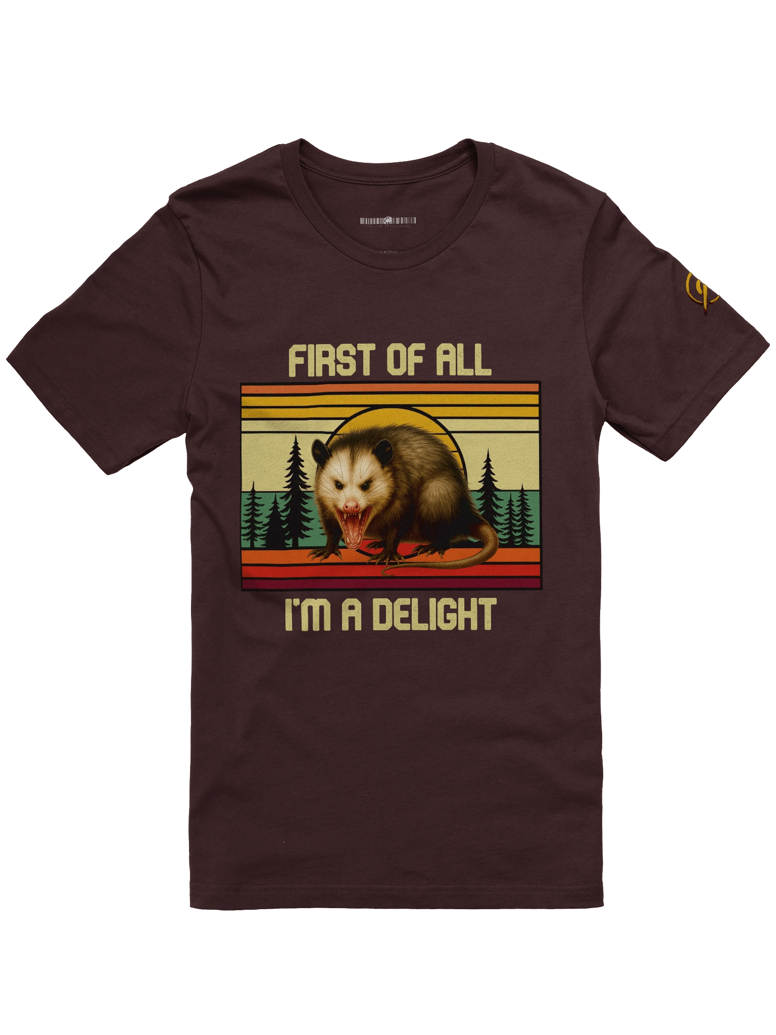 PASP Possum “I’m A Delight” Tee – Retro Fall Edition product image (1)