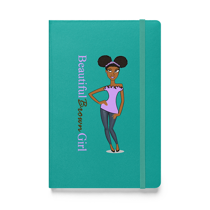 Beautiful Brown Girl Turquoise Journal product image (1)