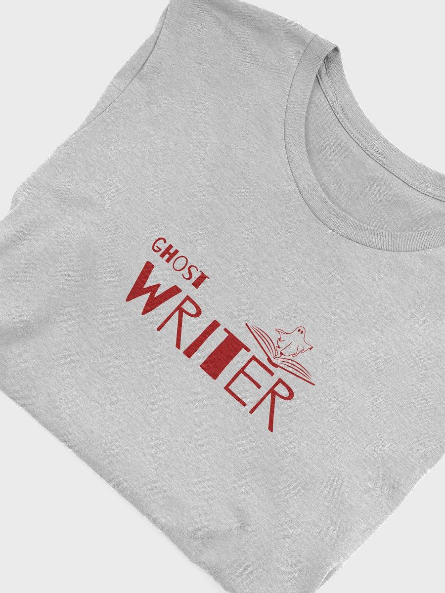 Ghost Writer Red Text Spook Book Unisex T-shirt product image (47)