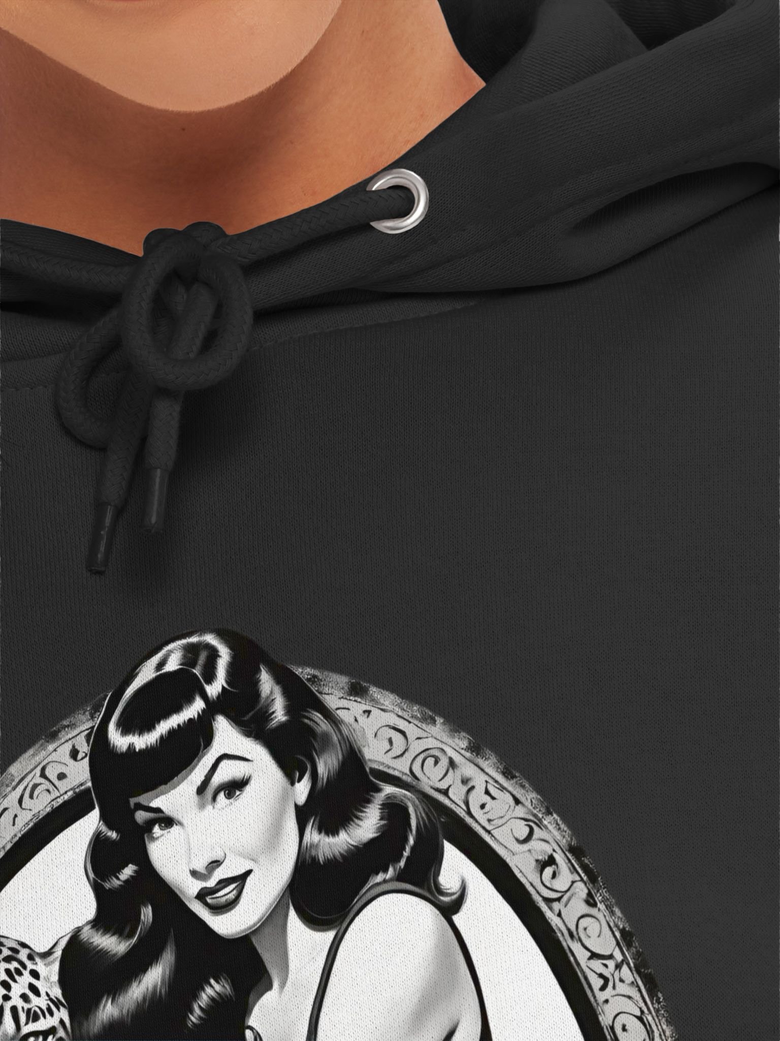 Bettie Page Leopard Lounge Premium Hoodie product image (38)
