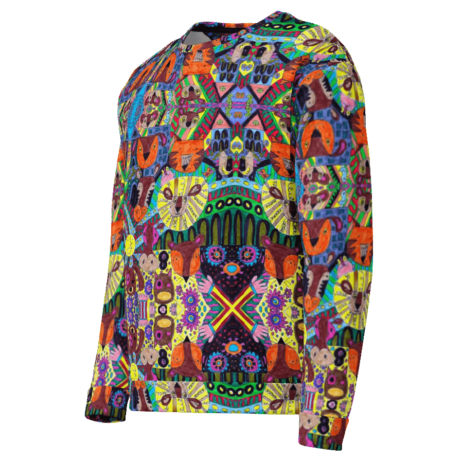 Abstract Doodle Animals Unisex Sweatshirt product image (9)