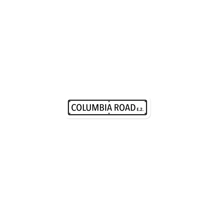 Columbia Road E.2. Die-Cut Magnets product image (1)