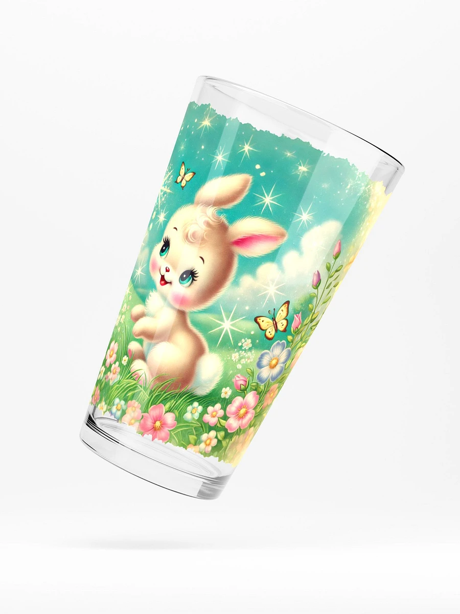 Rainbow Bunny 16 oz Glass product image (5)