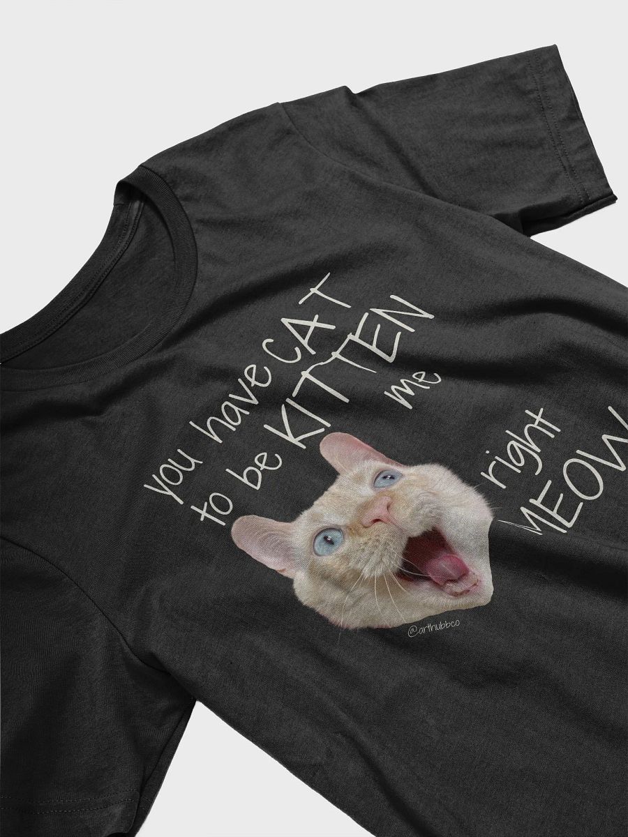 You have CAT to be KITTEN me right MEOW Shirt (BC) product image (3)