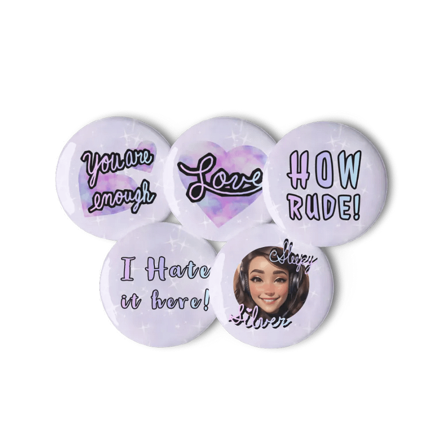 [NEW] Silver Emote Pins product image (1)