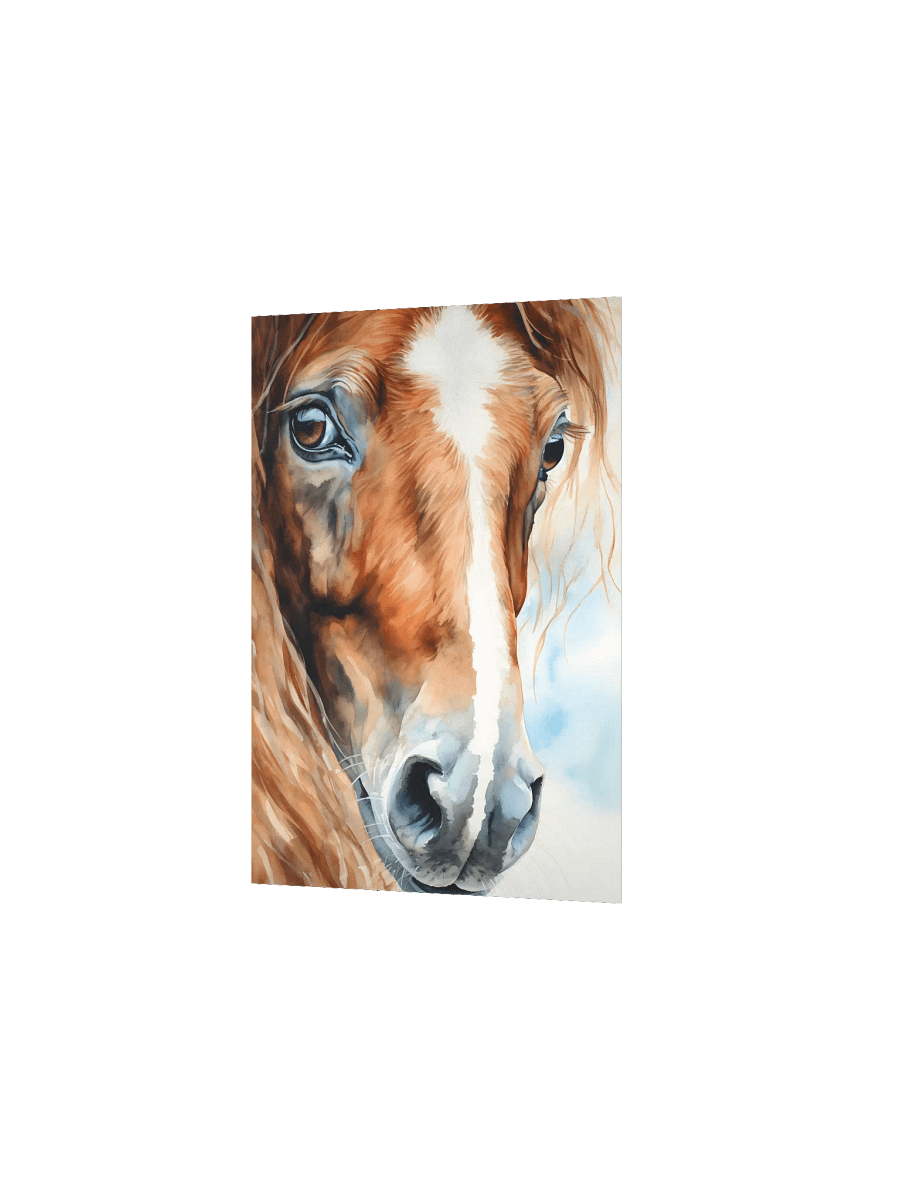 Watercolor Farmhouse Horse Portrait product image (3)