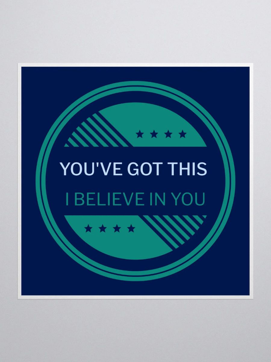 Motivational Circle Kiss Cut Stickers product image (1)