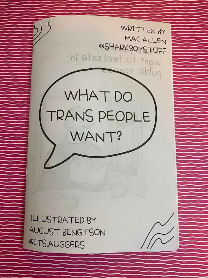 What Do Trans People Want? Zine product image (1)