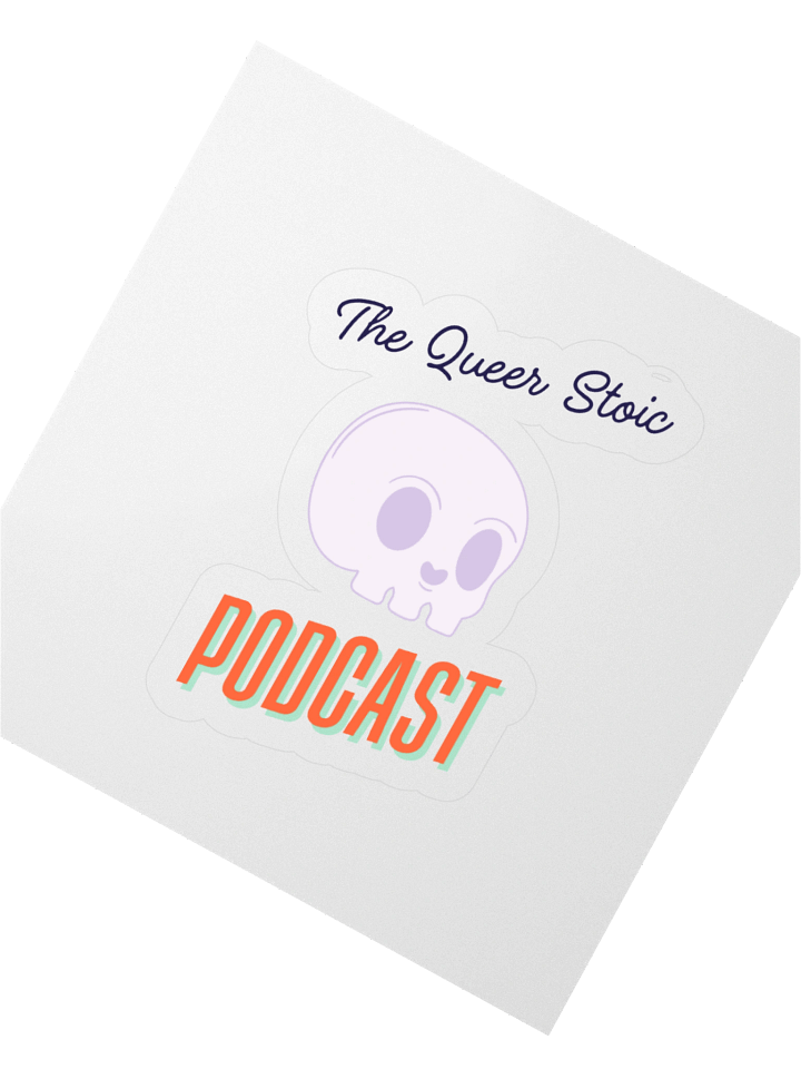 The Queer Stoic Logo Sticker product image (5)