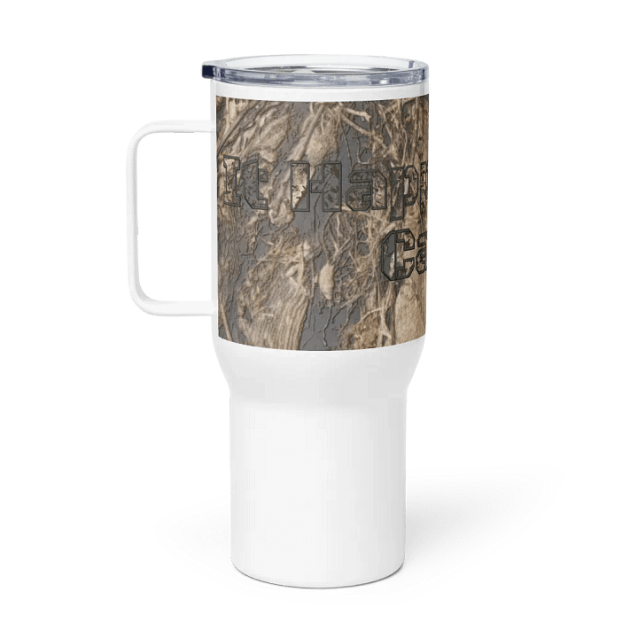 Travel Mug with a Handle - Dead Split - It Happennnns Camo product image (1)