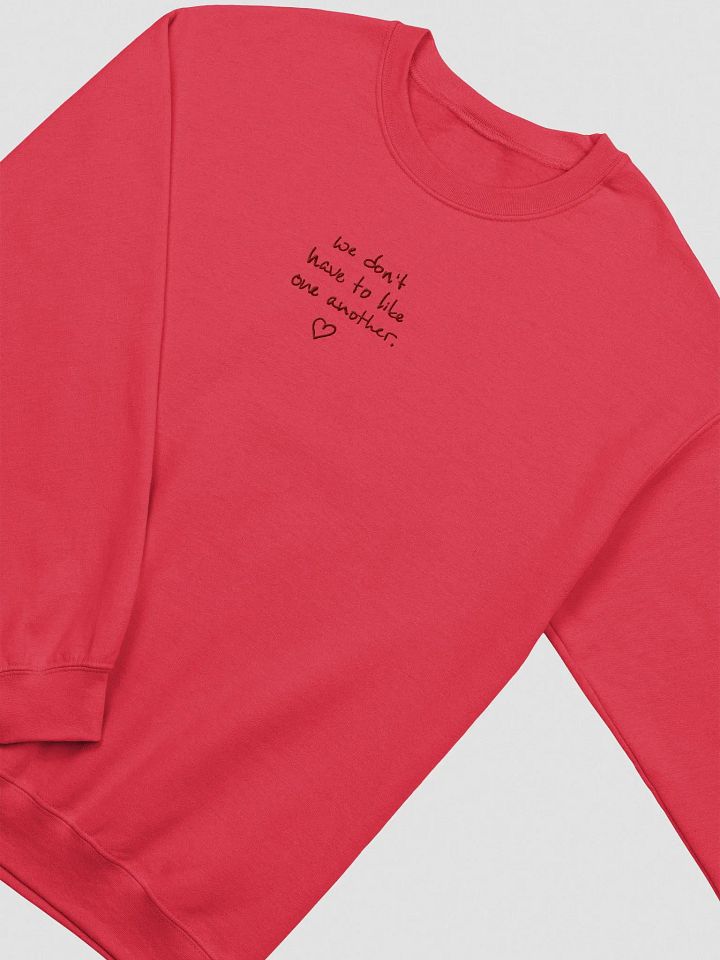 ONE ANOTHER (maroon) embroidered crewneck product image (1)