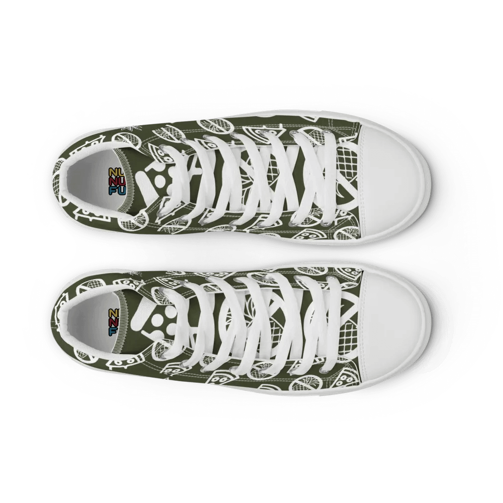 Blasphemy High Top Olive/White Male product image (7)