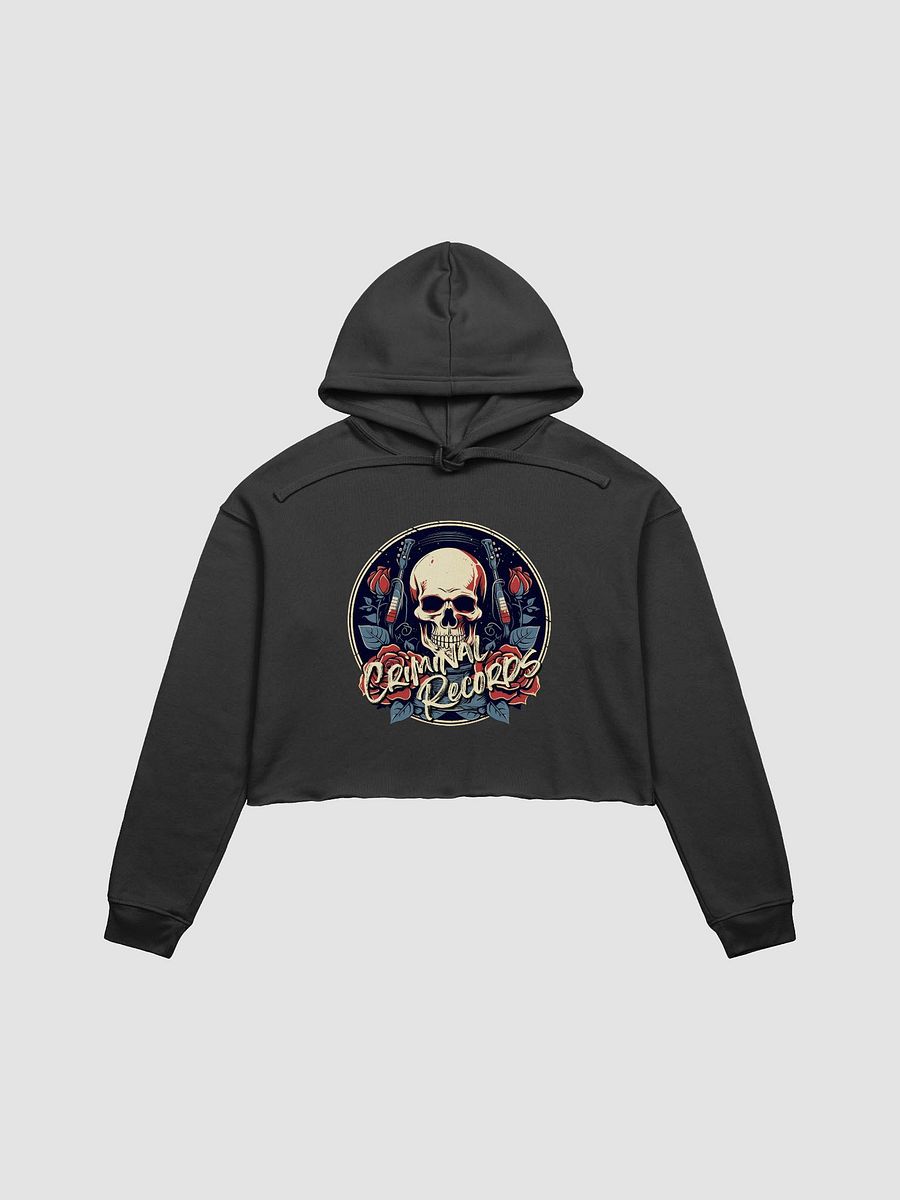 Criminal Records Crop Top Hoodie product image (3)