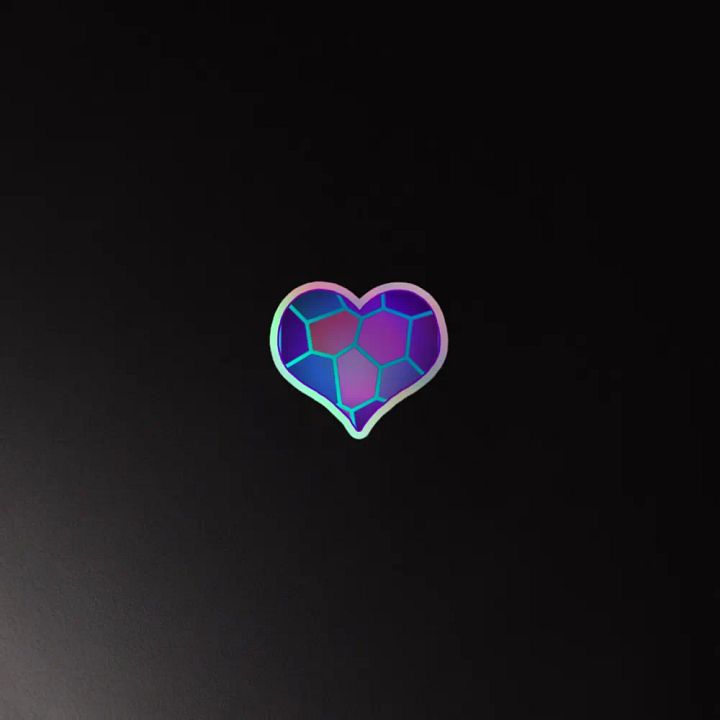 DiesmaHeart OG Kiss-Cut Holo Sticker product image (2)