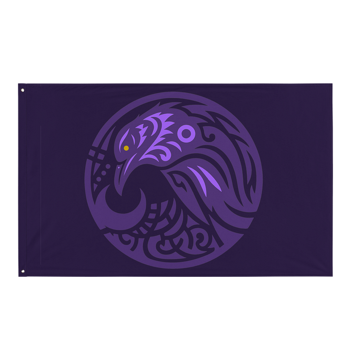 Vertical Raven Clan Banner product image (1)