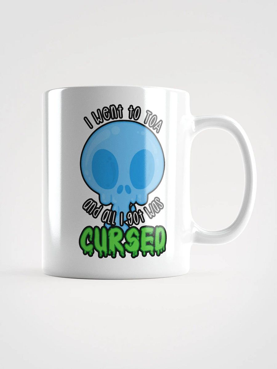 All I Got Was Cursed - Mage - White Glossy Mug product image (1)