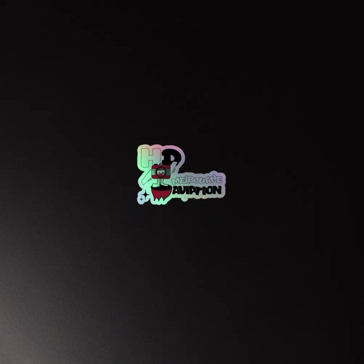 HD Melbourne Aviation Logo & Mascot Holographic Sticker product image (4)
