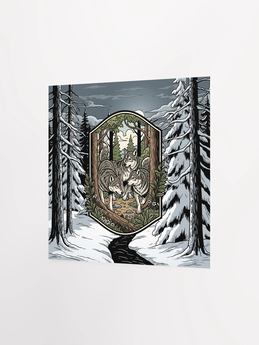peaceful wolf poster product image (4)