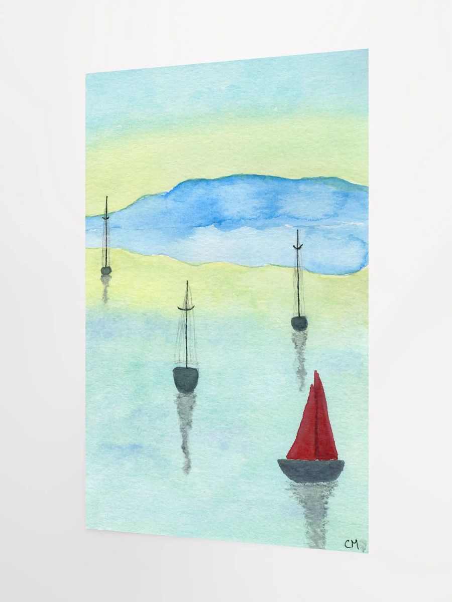 Boats: Watercolor Poster product image (3)