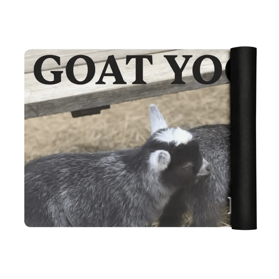 BABY PYGMY GOATS YOGA MAT product image (3)