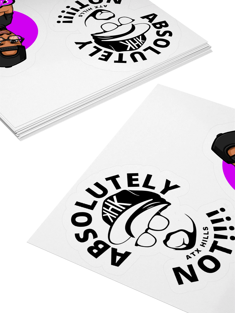 Absolutely Not Kiss Cut Stickers product image (10)