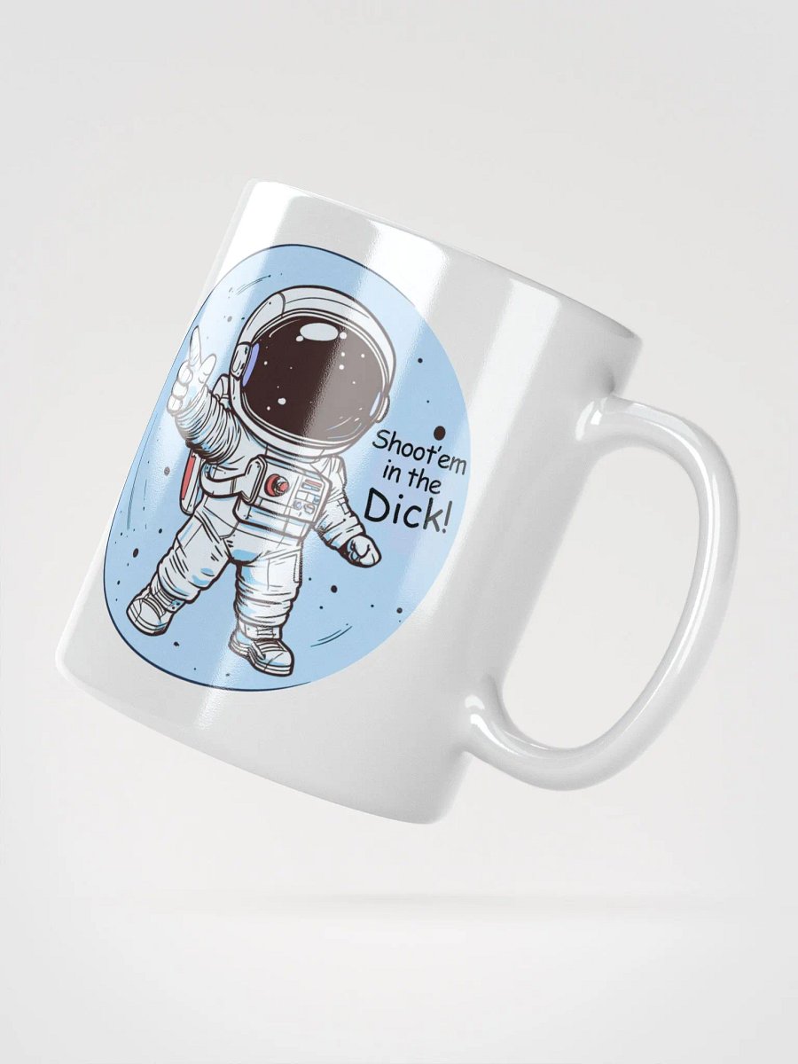 Shoot'em all white coffee mug with logo product image (5)