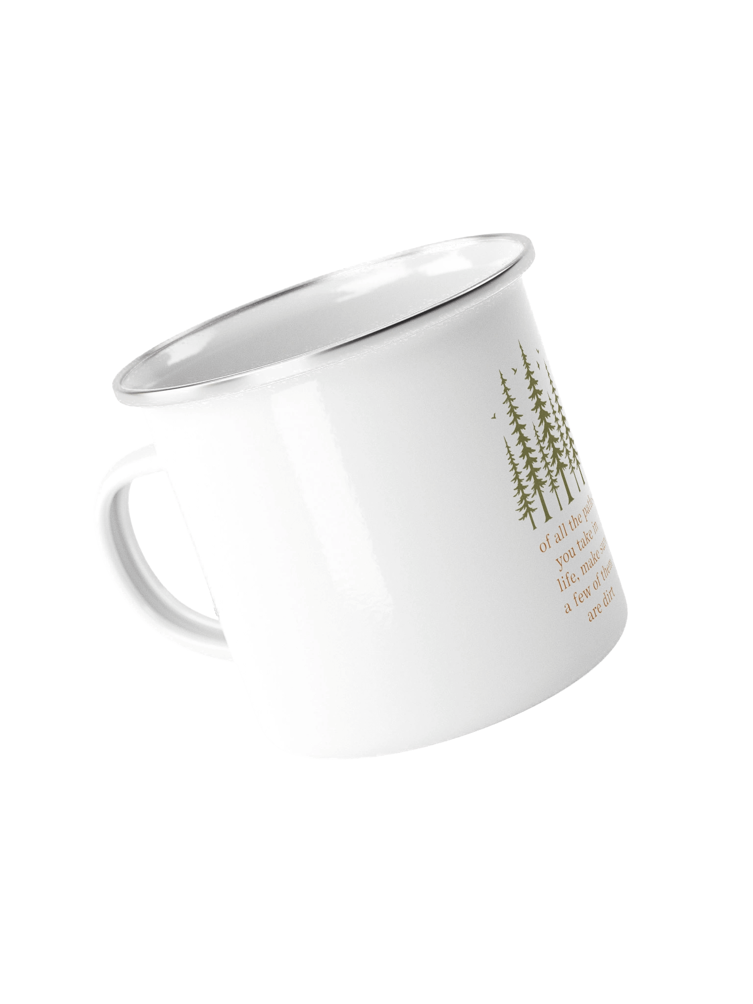 Wanderlust Trees Enamel Mug product image (4)