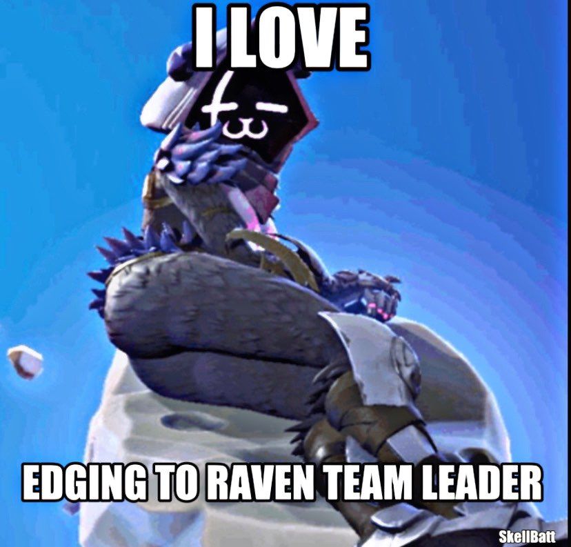 I LOVE EDGING TO RAVEN TEAM LEADER sticker product image (1)