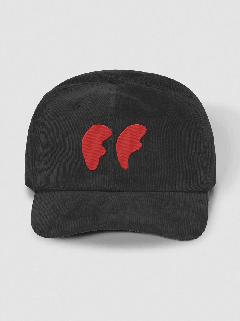 Red FF · corduroy dad hat