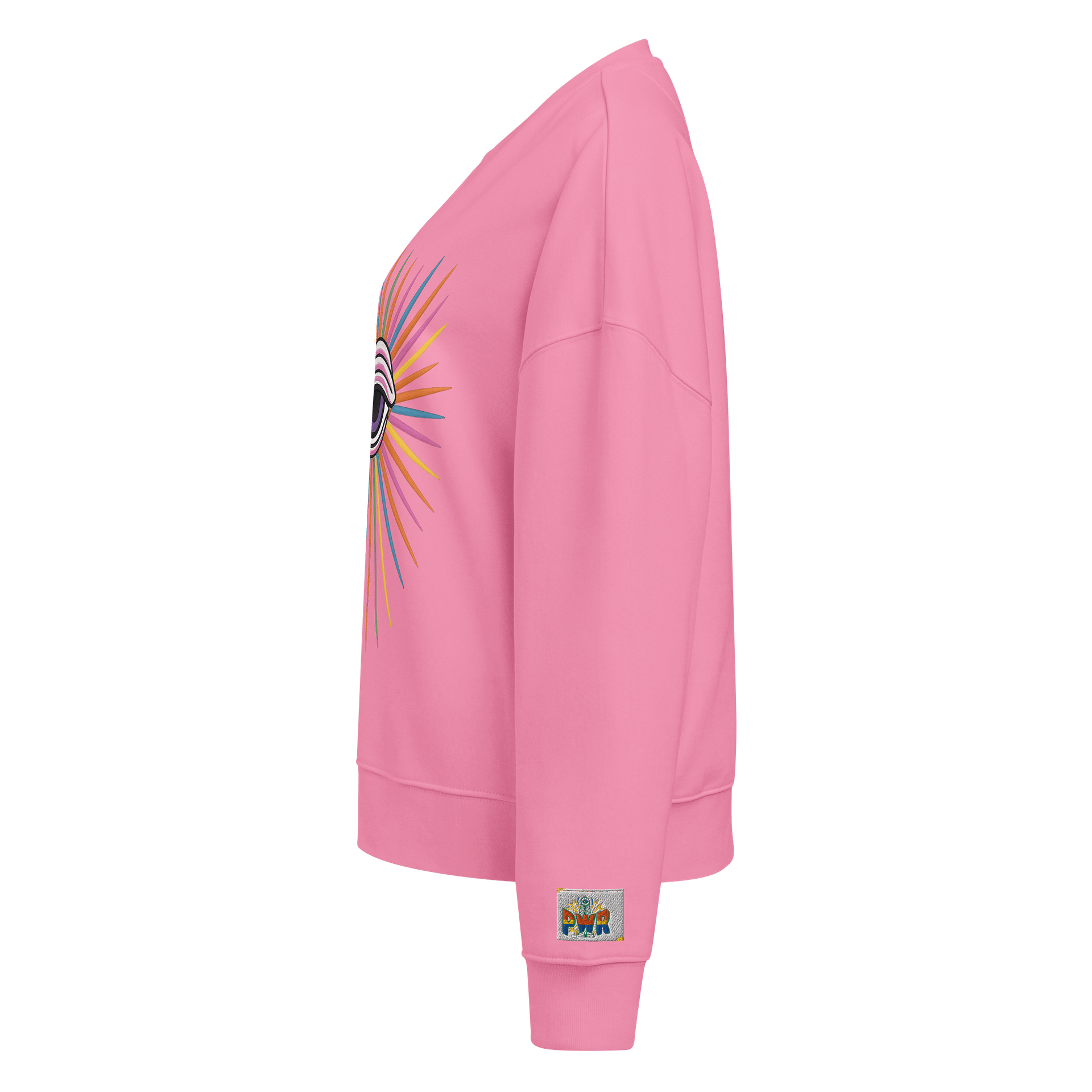 Woman's Pink PWR Radiating Eye Crew Neck product image (1)